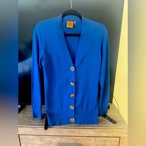 Tory Burch cardigan. 100 cotton. Worn one time. Size M.